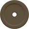 Ekena Millwork Cole Ceiling Medallion (Fits Canopies up to 9 1/8"), 25 3/8"OD x 3 3/8"ID x 1 3/8"P, Bronze CM25COBZS - alternate 2